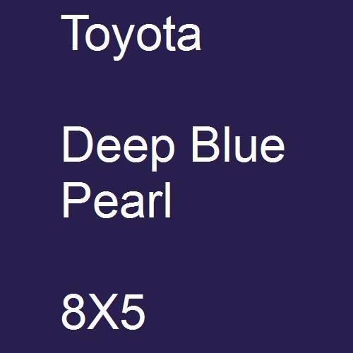 Toyota, Deep Blue Pearl, 8X5.